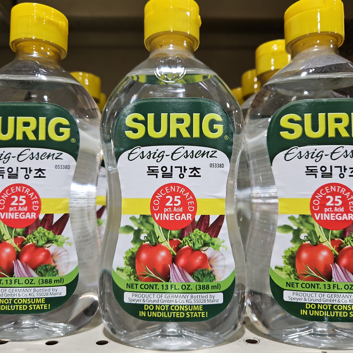 Surig Essing Essenz Vinegar 41 13fl oz, SURIG 독일 강초 388ml MEGAMART
