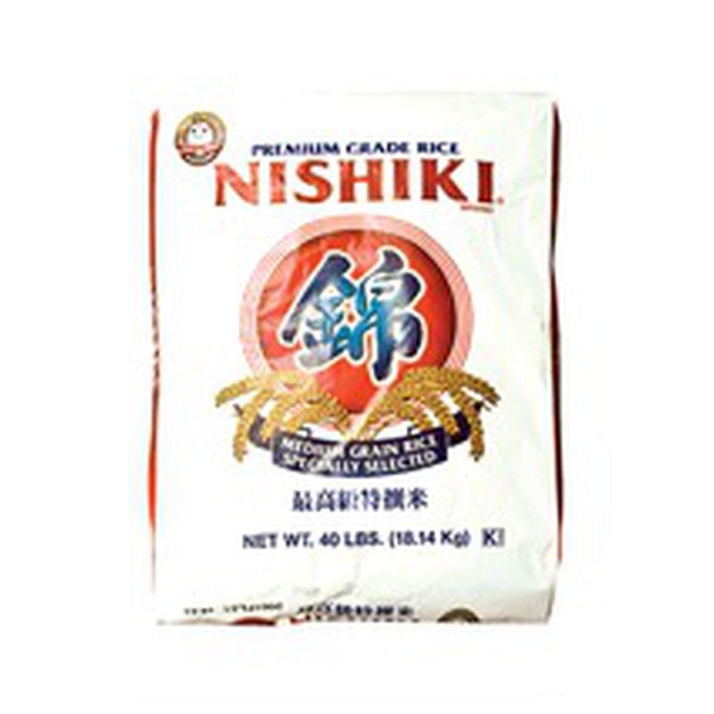Nishiki Premium Grade Medium Grain Rice 40LB