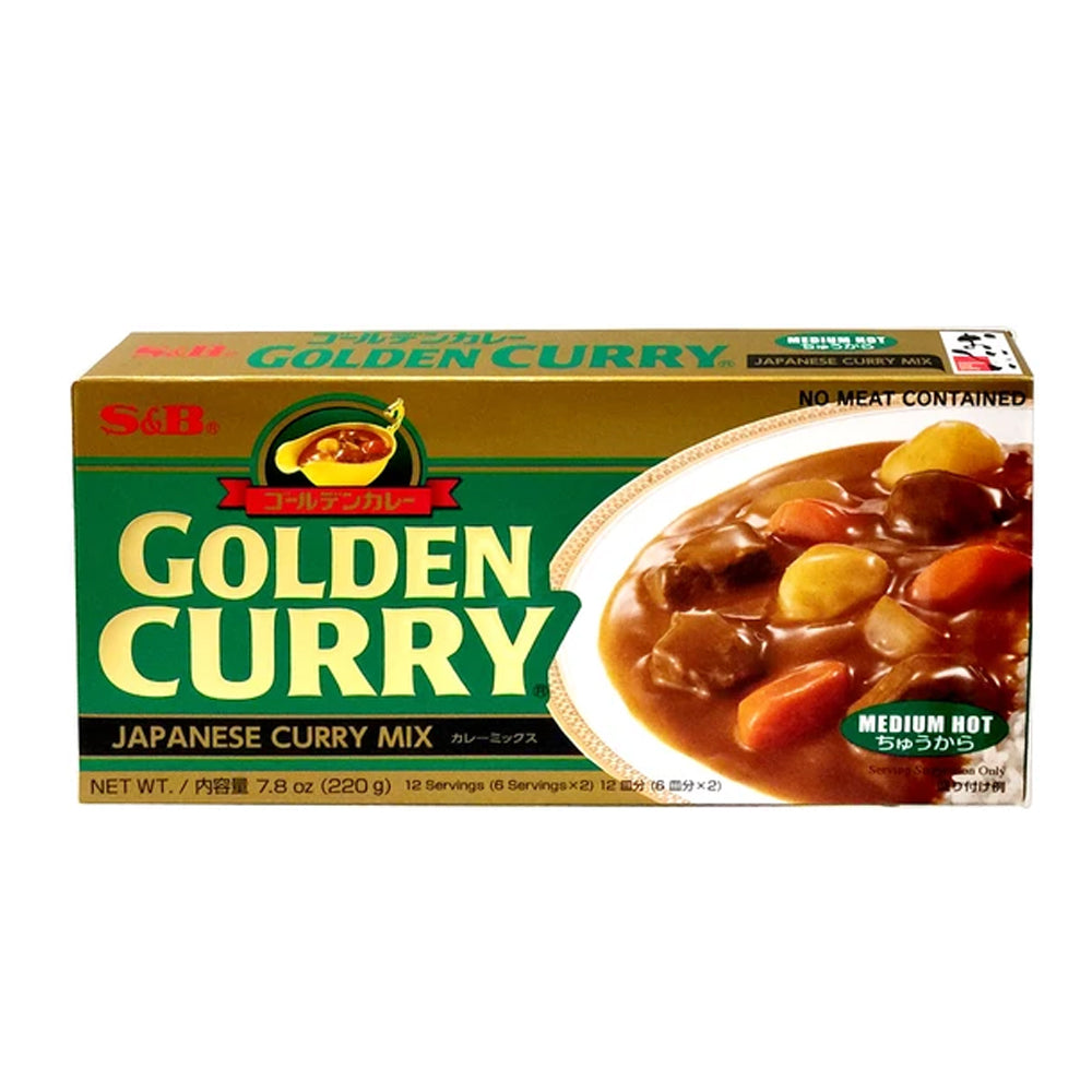 S&B Golden Curry Mix Med Hot