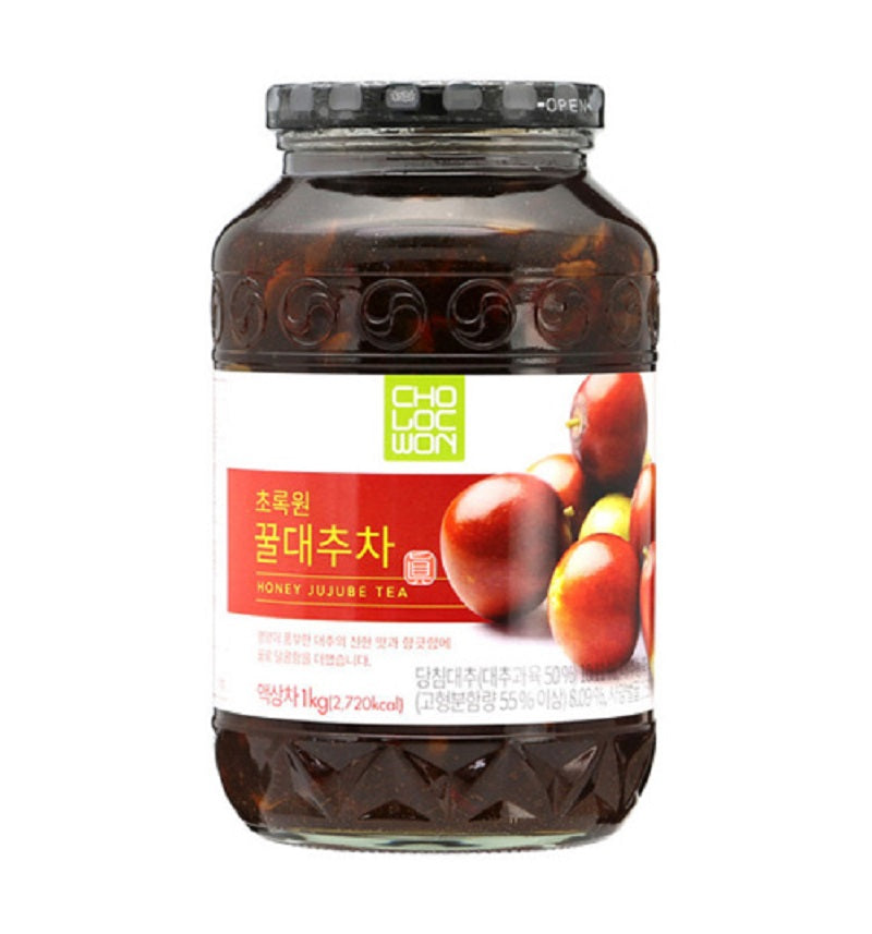 CLW HONEY JUJUBE TEA 1kg , 초록원 꿀대추차 1kg MEGAMART MegaKfood