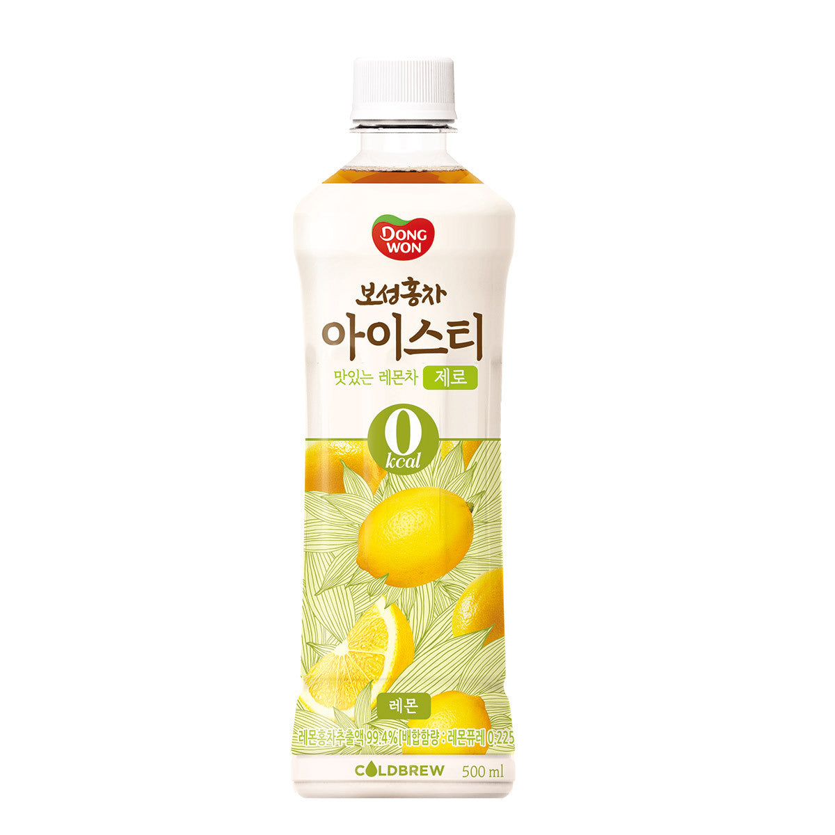 DONGWON ICE TEA ZERO LEMON 500ml, 동원 보성홍차 아이스티 제로 레몬 500ml MEGAMART