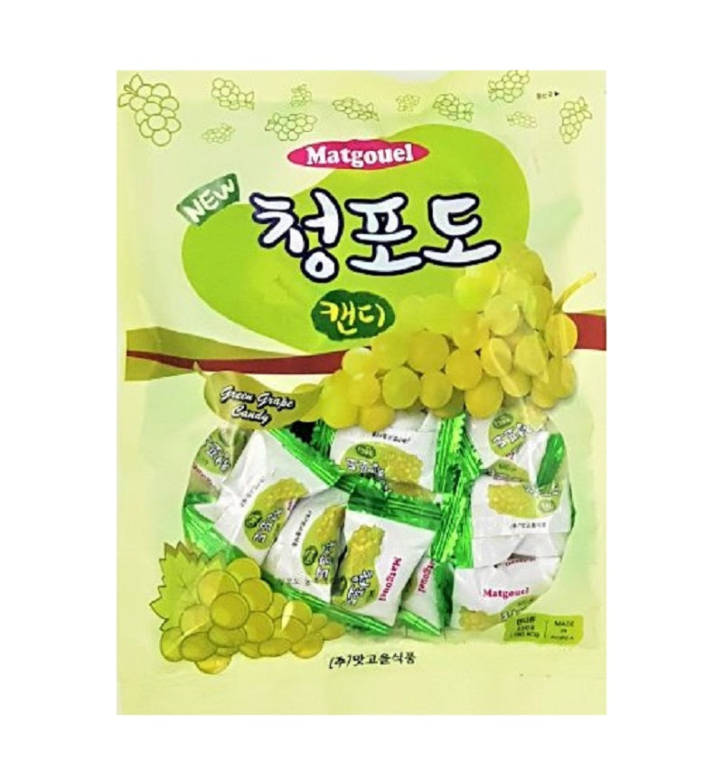MATGOUEL GREEN GRAPE CANDY 700g, 맛고을 청포도 캔디 700g MEGAMART MegaKfood