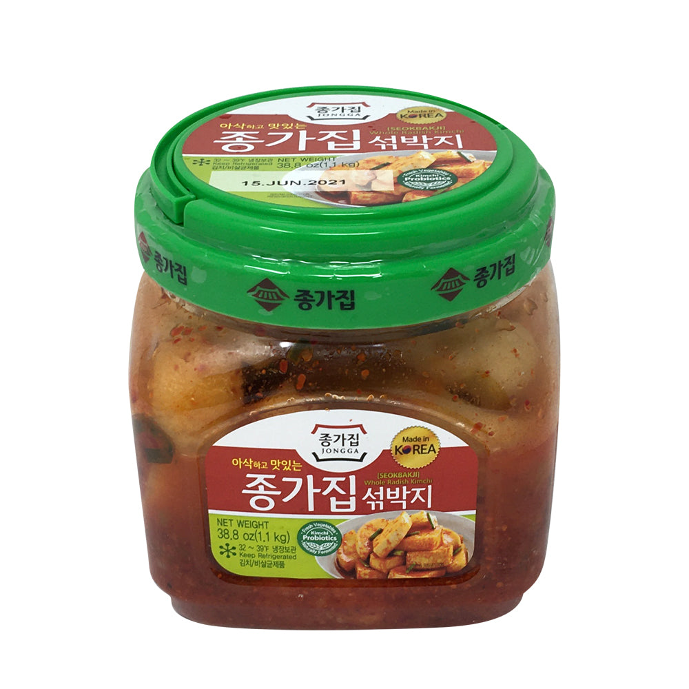 Jongga Whole Radish Kimchi 38.8oz