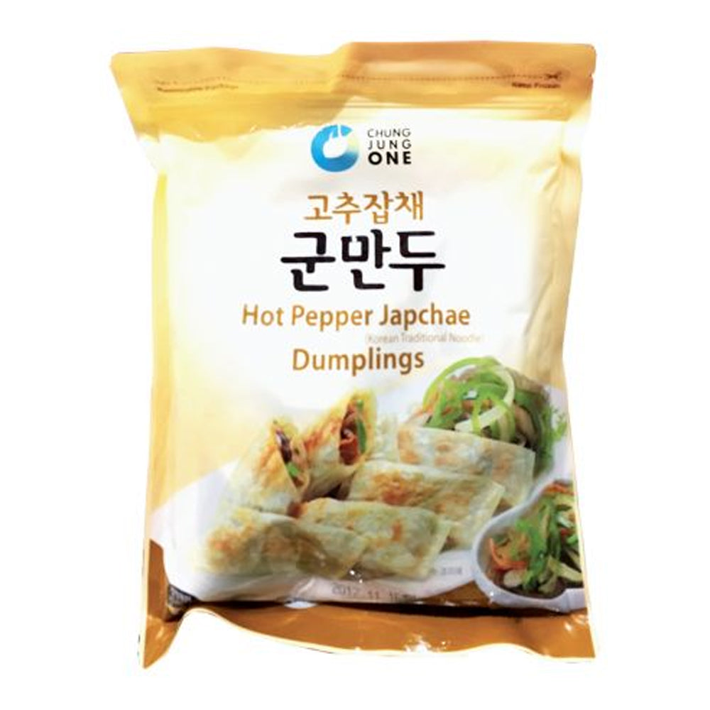 Chungjungone Hot Pepper Japchae Dumplings