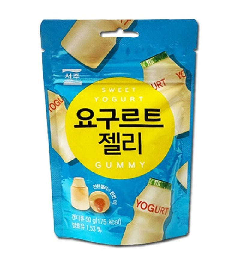 YOGURT GUMMY SWEET 50g , 서주 요구르트 젤리 50g MEGAMART MegaKfood