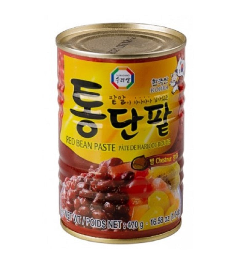 WANG CANNED RED BEAN PASTE 16.58 oz, 수라상 통단팥 470g MEGAMART MegaKfood