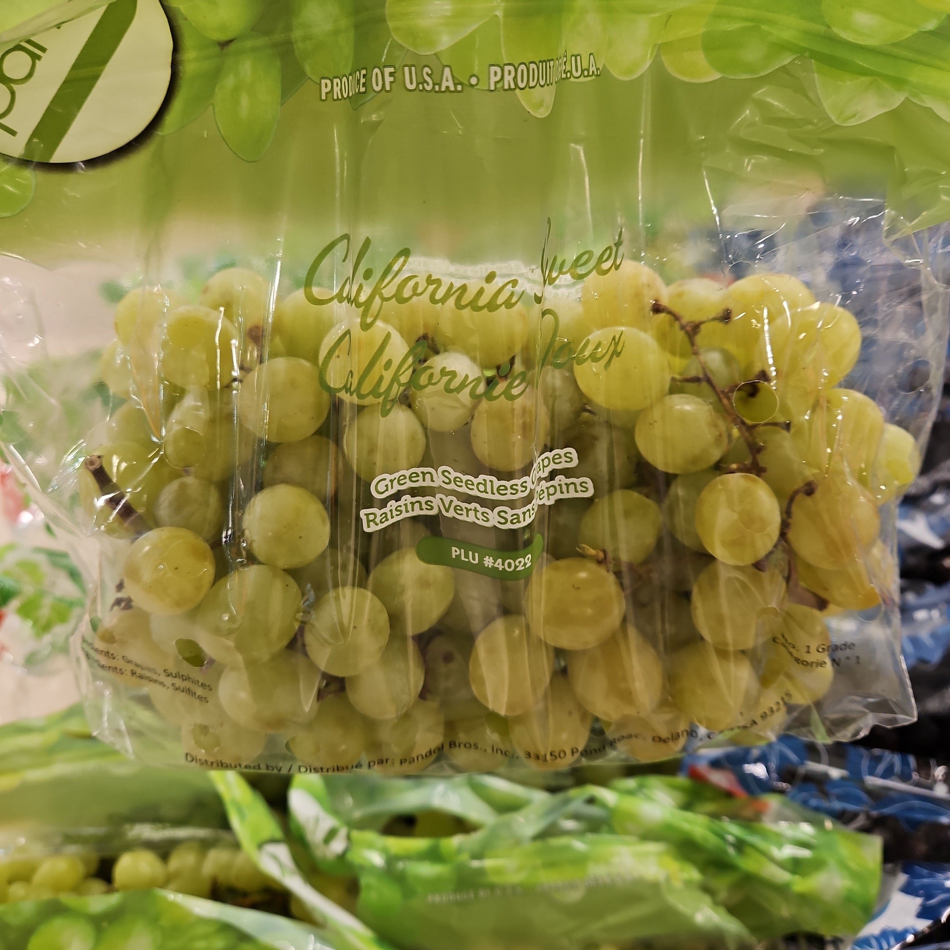 O Organics Green Seedless Grapes - 2 Lb