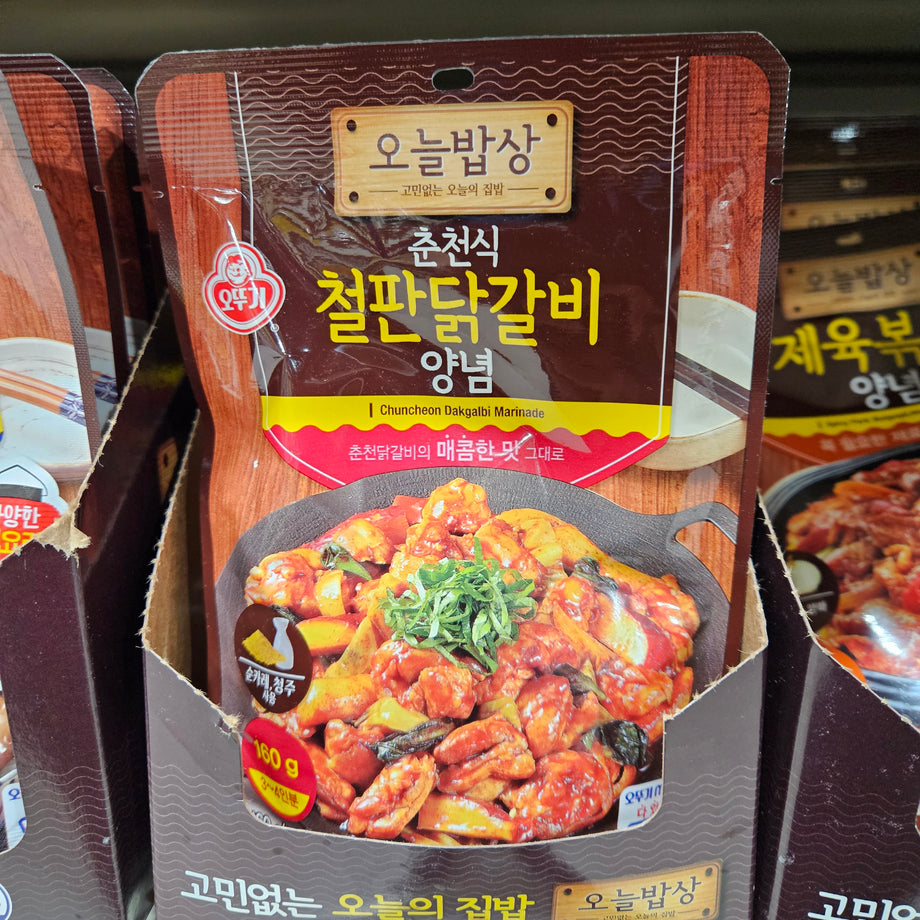 OTTOGI MARINADE SAUCE FOR CHICKEN DAKGALBI 160g, 오뚜기 오늘