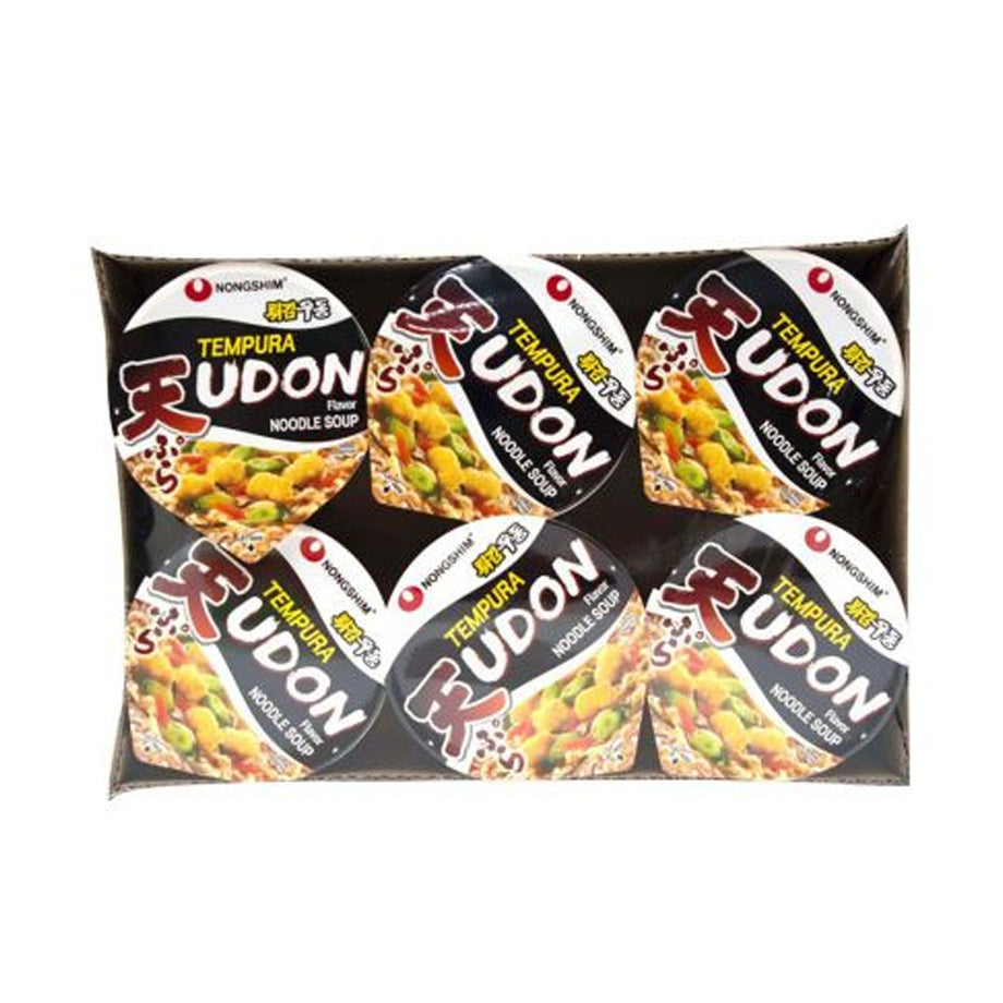 2 PACK | Nongshim Udon Noodle Soup Bowl, 9.73 oz, 6-count