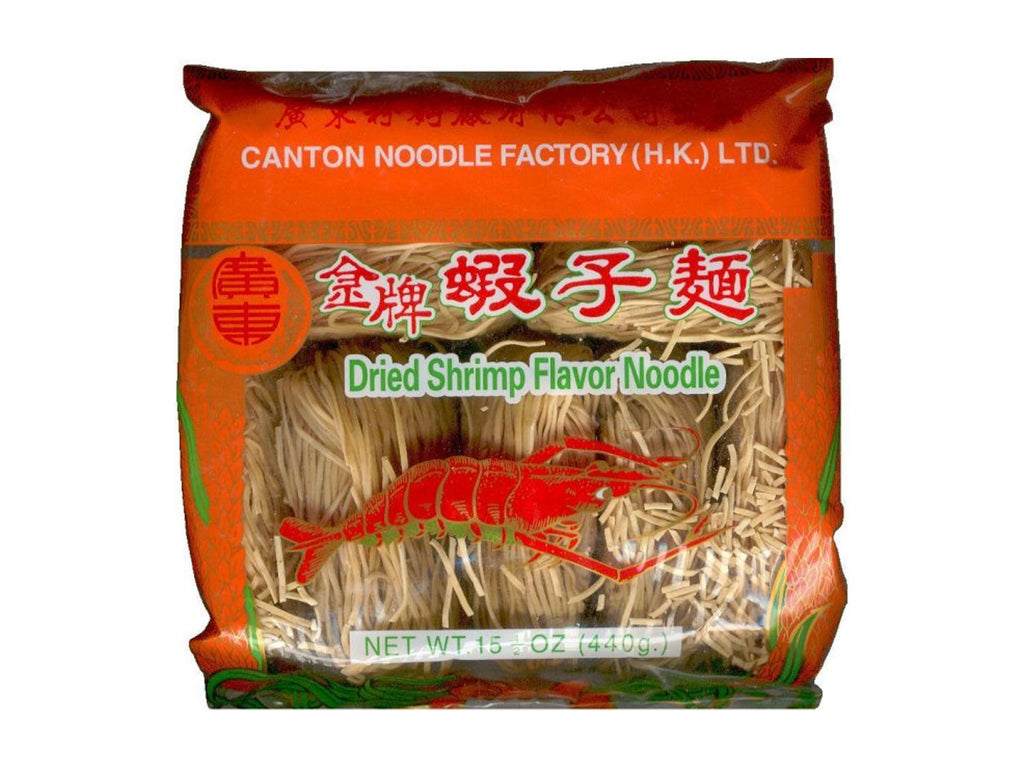 Canton Noodle Factory Dried Shrimp Flavor Noodle 440g