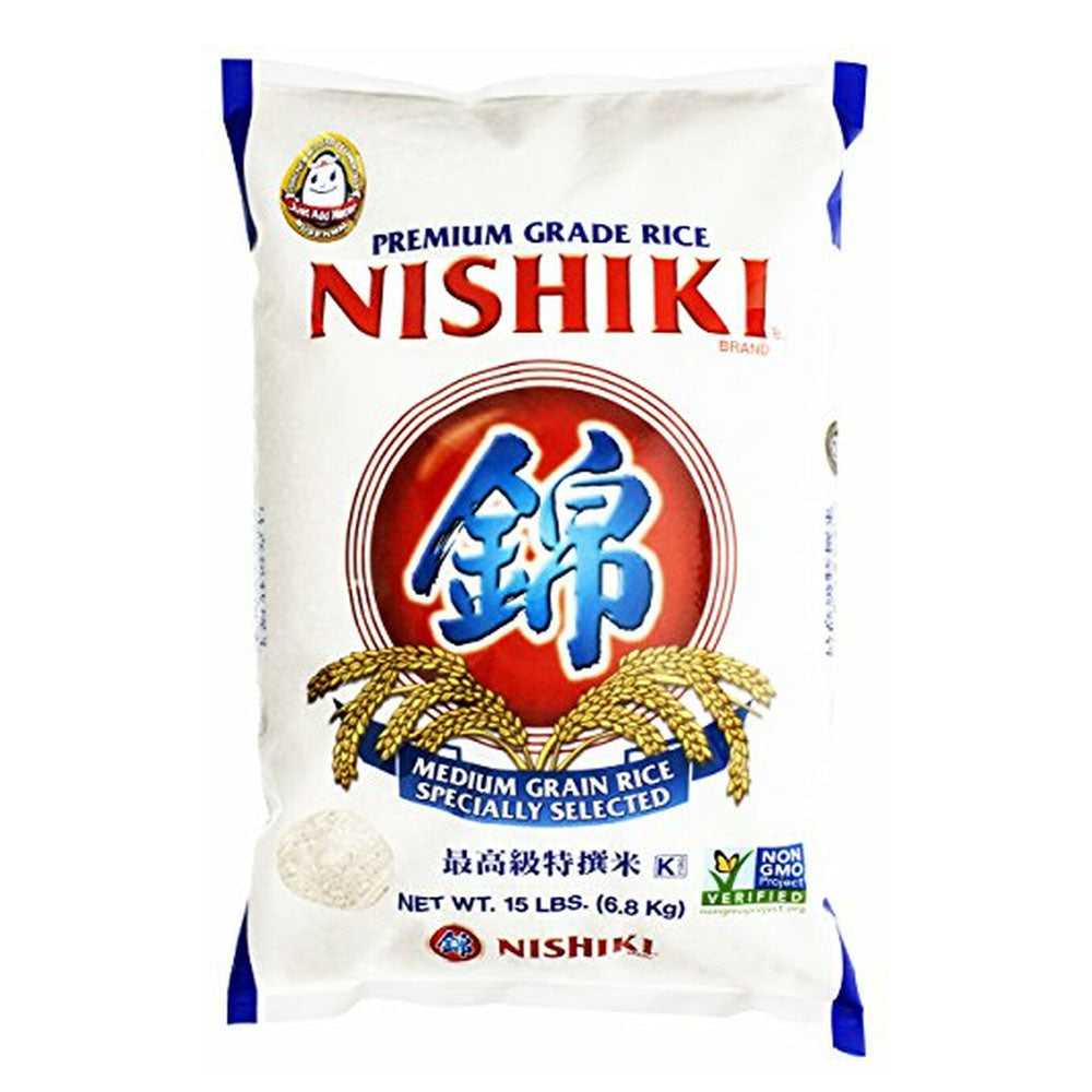Nishiki Premium Grade Medium Grain Rice 15LB
