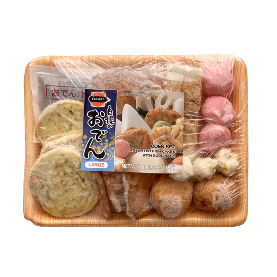 Local Only] J-Basket Oden Set Assorted Fish Cakes With Soup Base