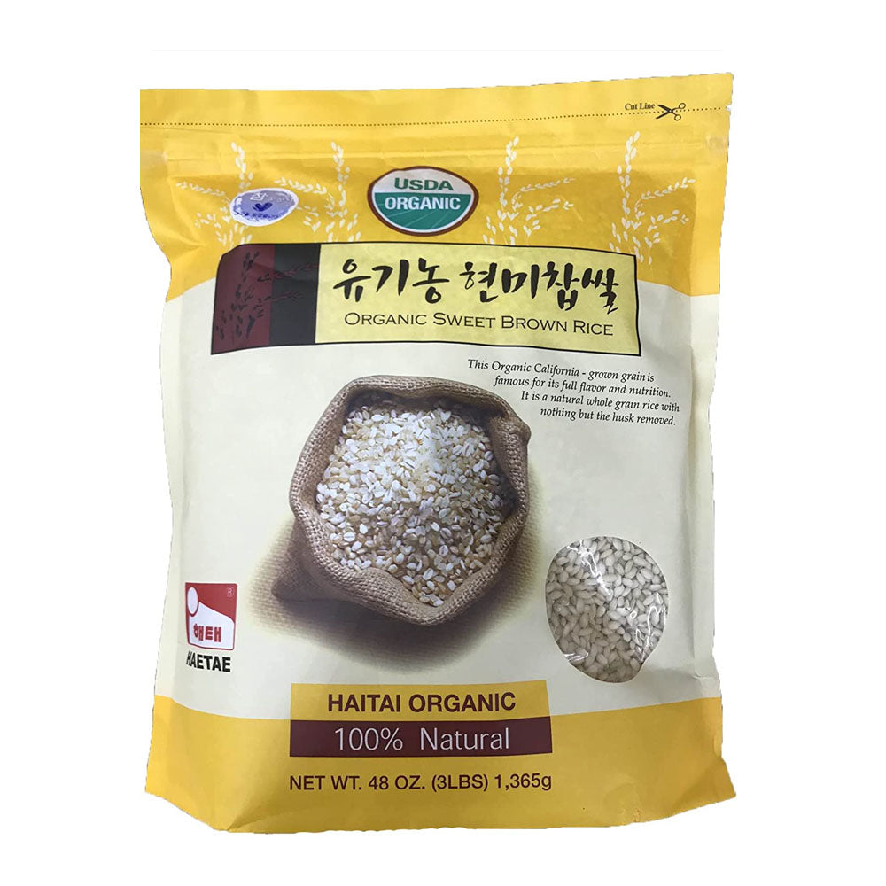 Haitai Organic Sweet Brown Rice 3LB