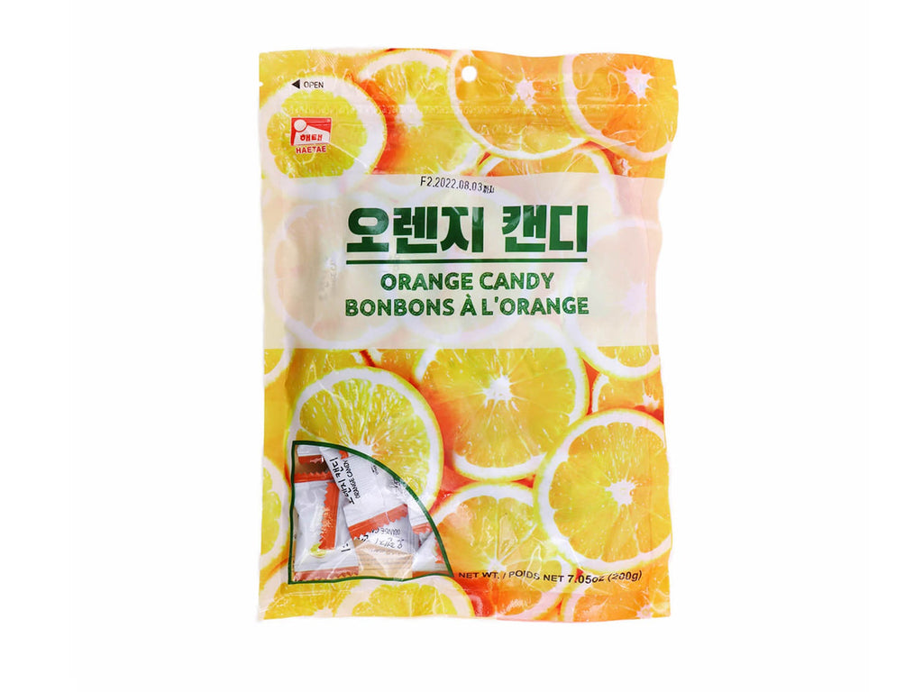 Haitai Orange Candy 200g