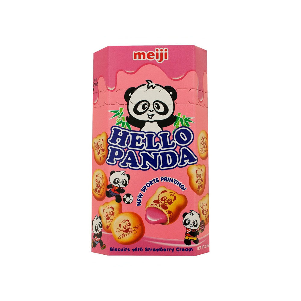 Meiji Hello Panda Strawberry 2.1oz