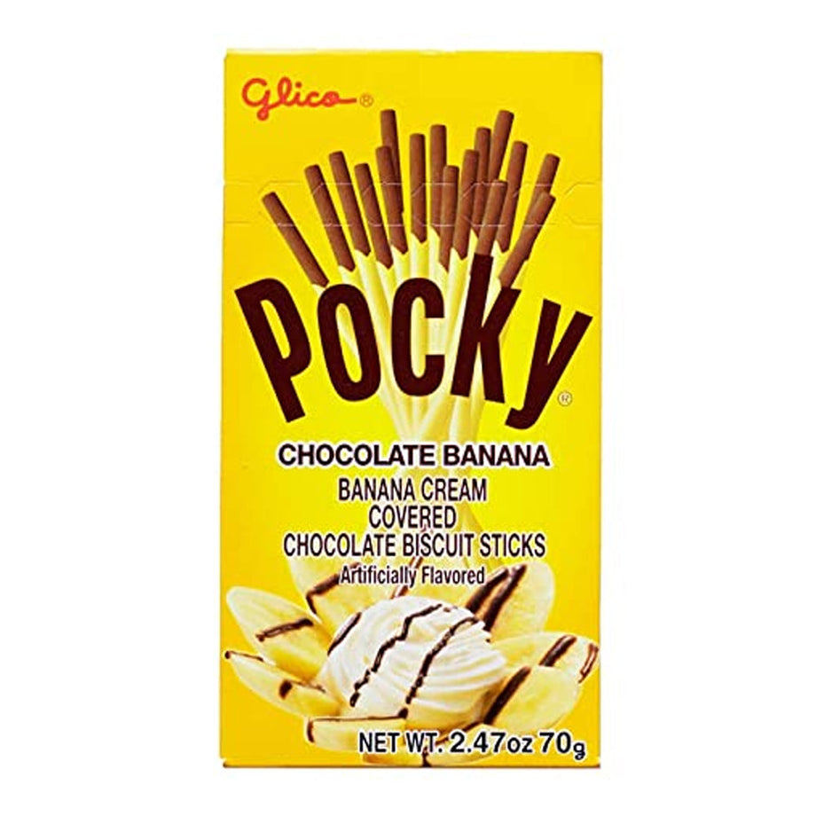 Glico Pocky Chocolate Banana 2.47oz 글리코 포키 초콜릿 바나나 70g