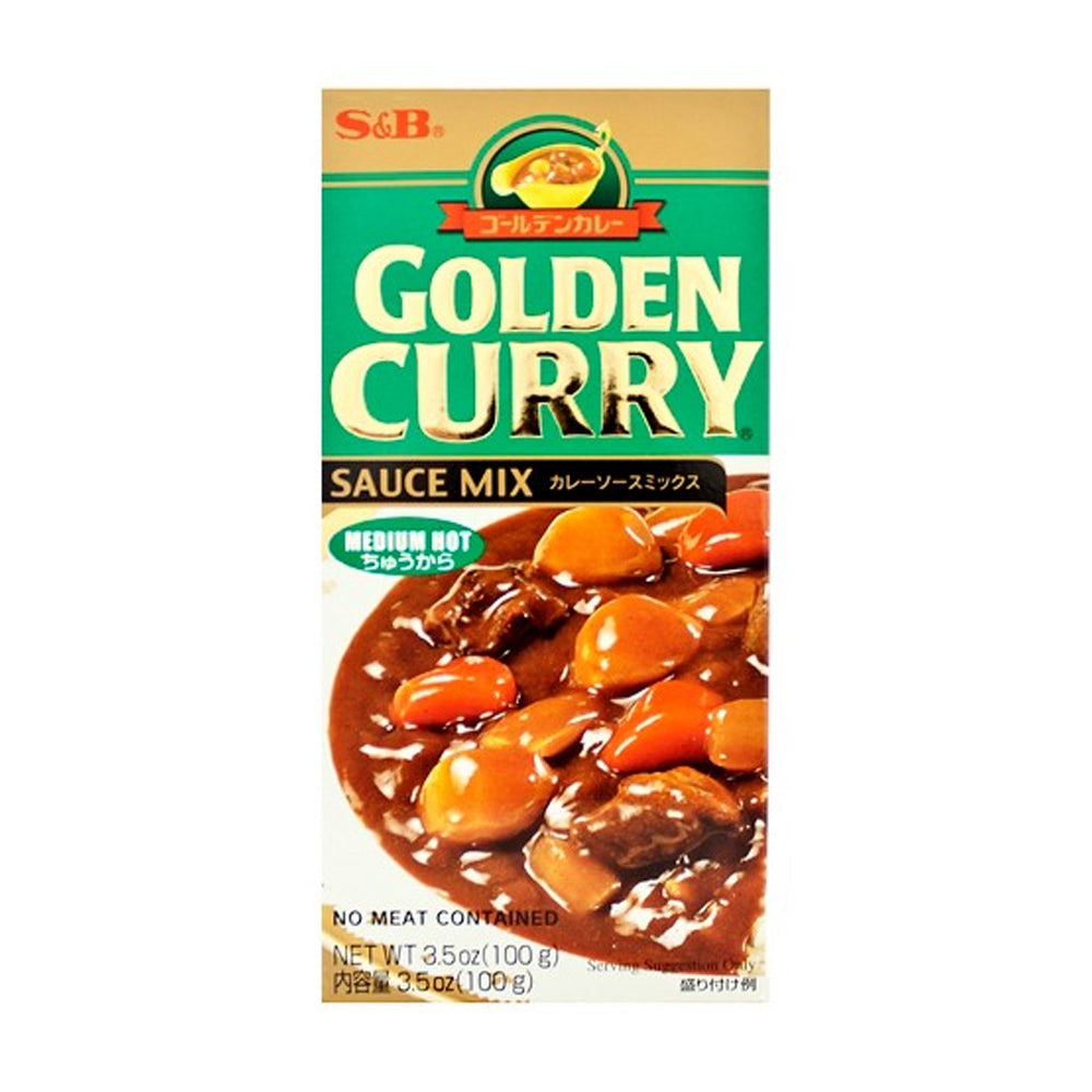 S&B Golden Curry Mix Medium Hot