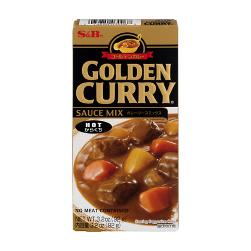 S&B Golden Curry Hot 92g - NikanKitchen (日韓台所)