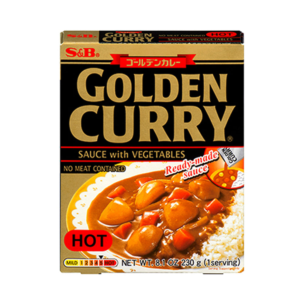 S&B Golden Curry Hot Ready-Made Sauce