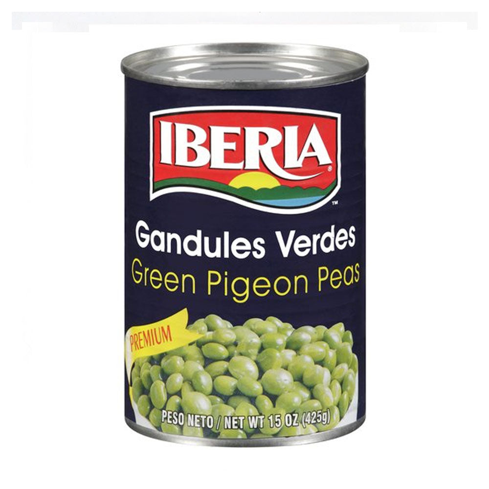 Iberia Canned Green Pigeon Peas 15oz