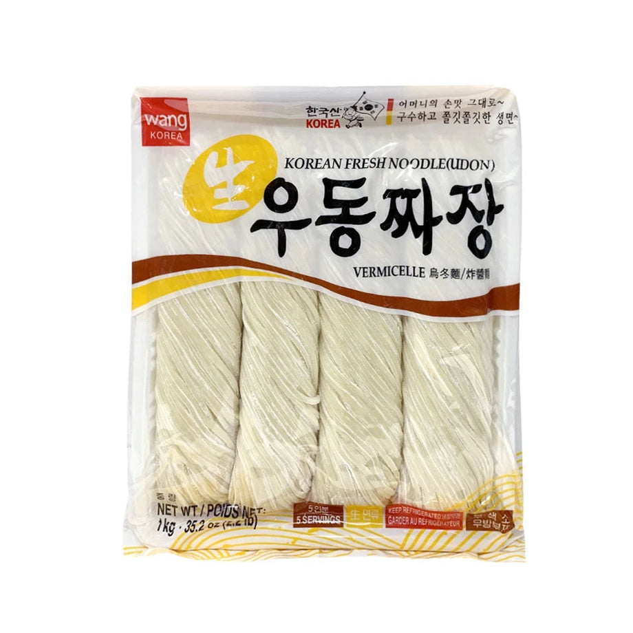 Mega Fresh] Wang Korean Fresh Noodle ( Udon) 2.2lb 왕 우동 짜장 1kg – MEGAMART