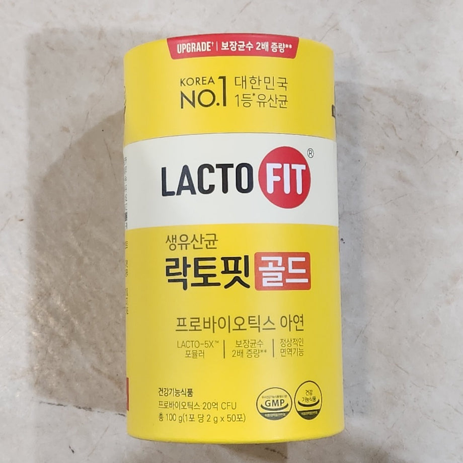 Lacto Fit Probitice Gold 2G X 50Pcs, 락토핏 골드 생 유산균 2G X 50포 – Megamart |  Megakfood