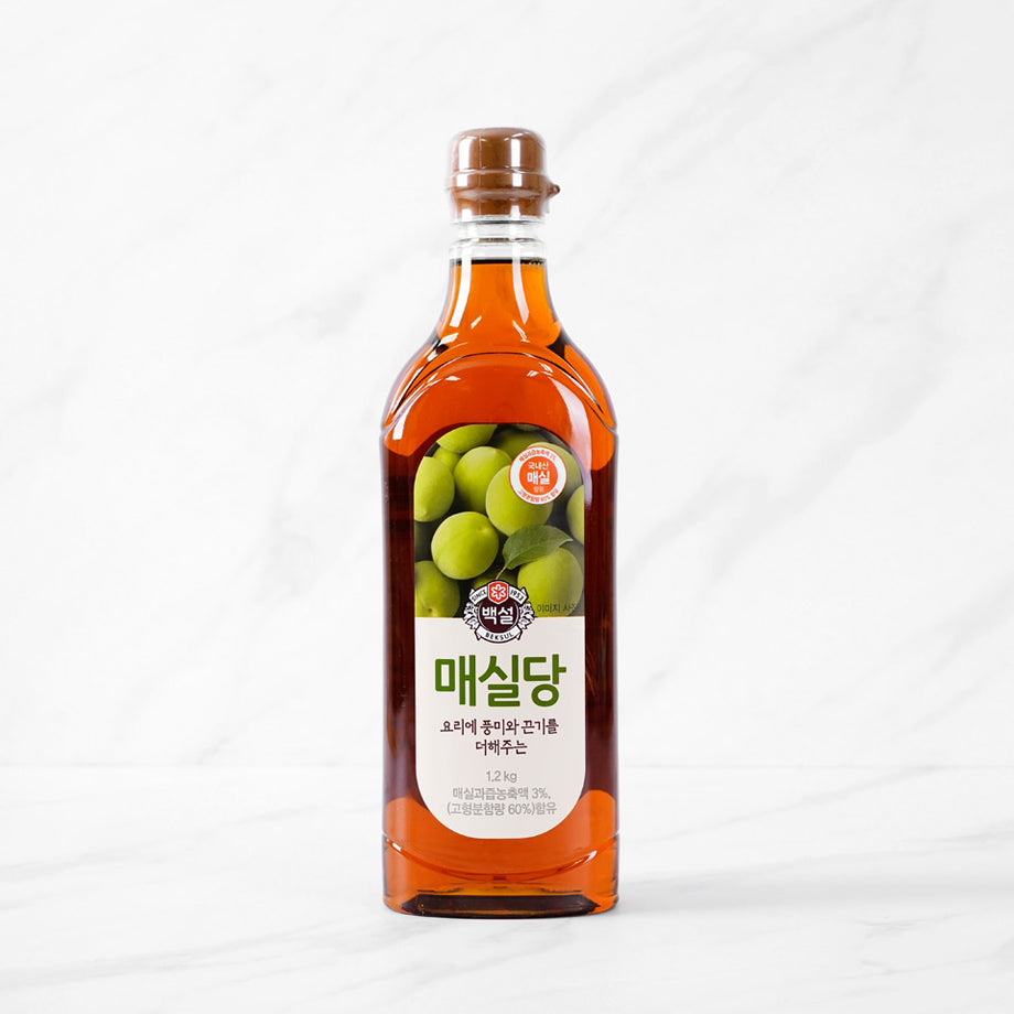 CJ Beksul Korean Plum Sweet Syrup 42.3oz, CJ 백설 매실당 1.2kg