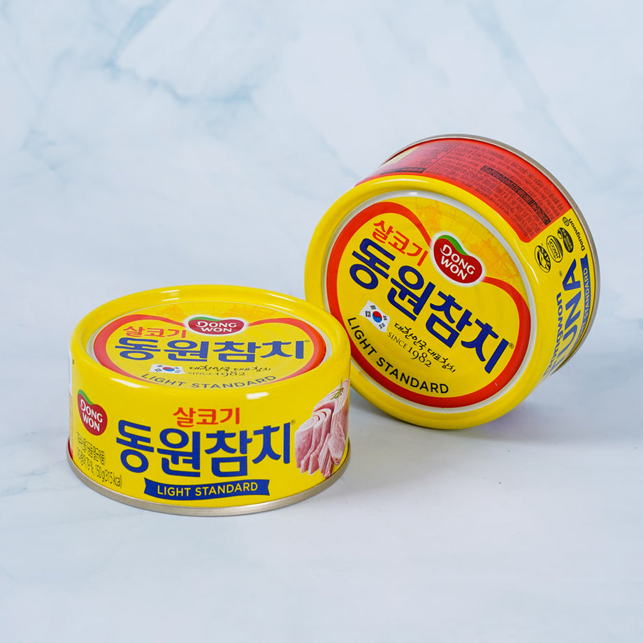 Dongwon Light Standard Tuna 5.29oz x 4, 동원 참치 살코기 라이트 스탠다드 150g x 4