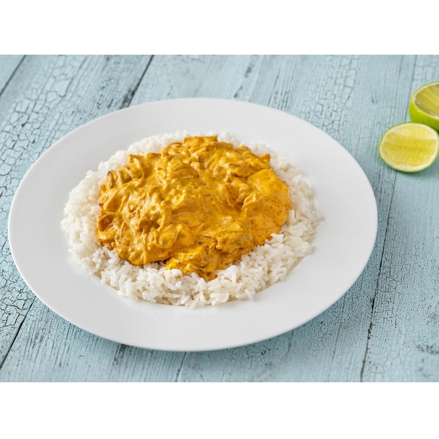 CJ Hetbahn Cupbahn Cooked White Rice with Creamy Yellow Curry Sauce 9.88oz, CJ 햇반 컵반 옐로우 크림 커리 덮밥 280g