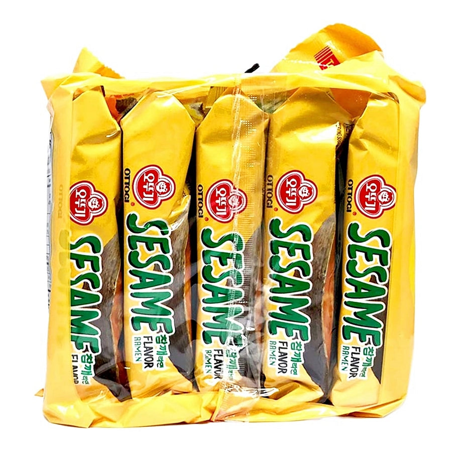 Ottogi Sesame Flavor Ramen 4.05oz x 5, 오뚜기 참깨라면 115g X 5