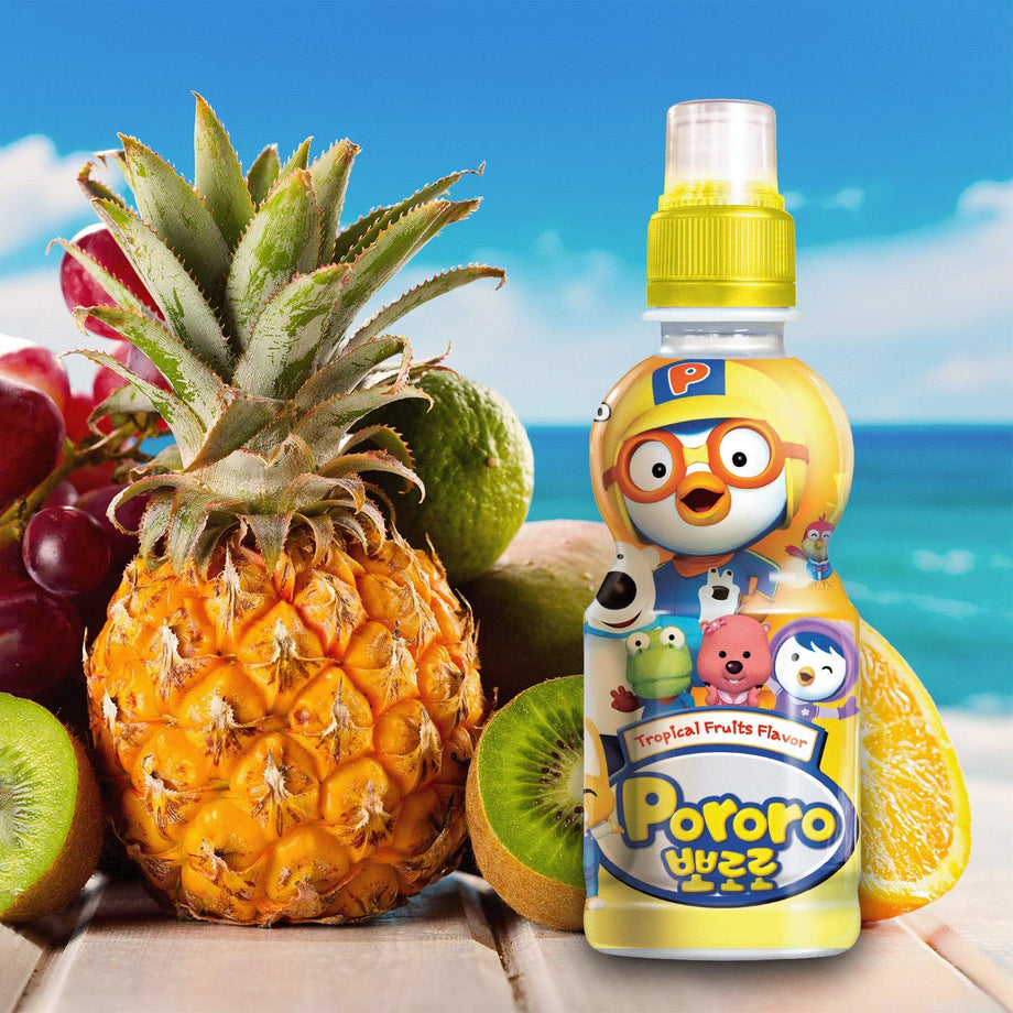 Paldo Pororo Drink Tropical Fruits Flavor 7.95fl.oz, MEGAMART | MegaKfood Paldo Pororo Drink Tropical Fruits Flavor 7.95fl.oz, MEGAMART | MegaKfood