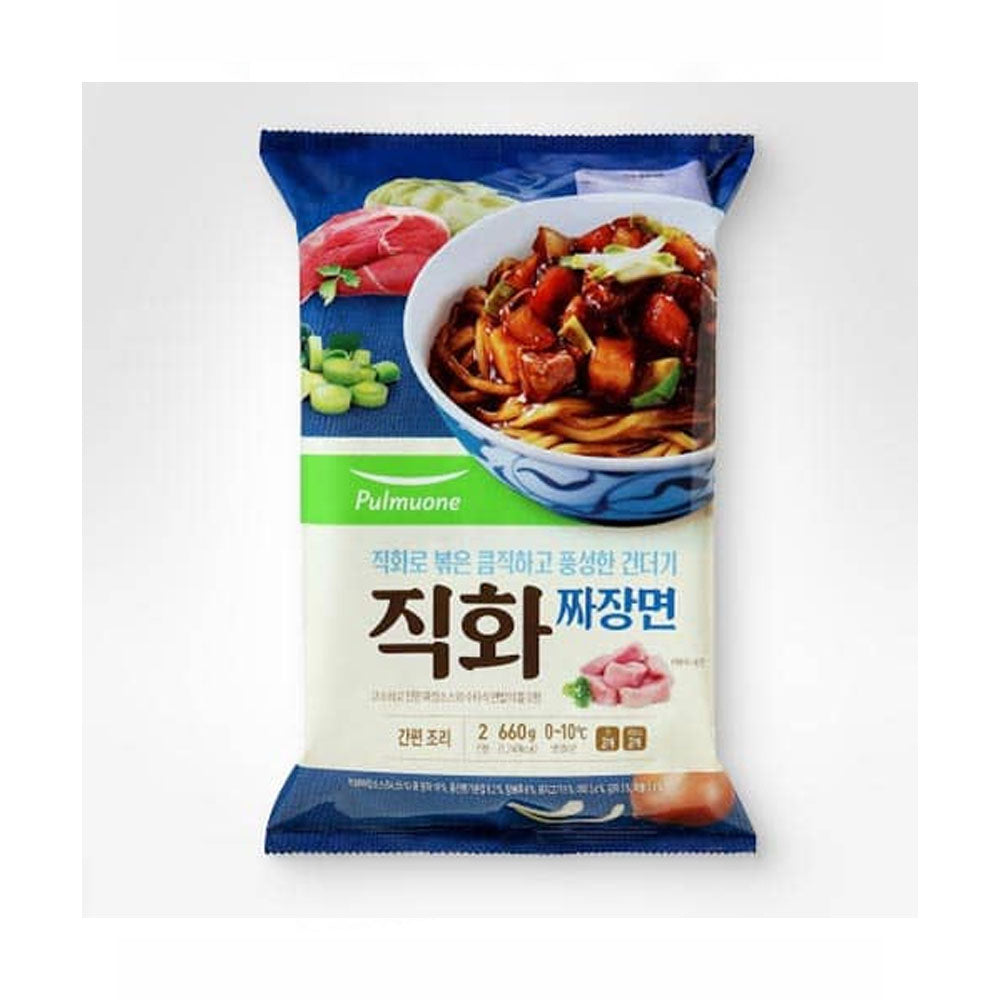 Pulmuone Korean Style Noodles With Black Bean Sauce 640g