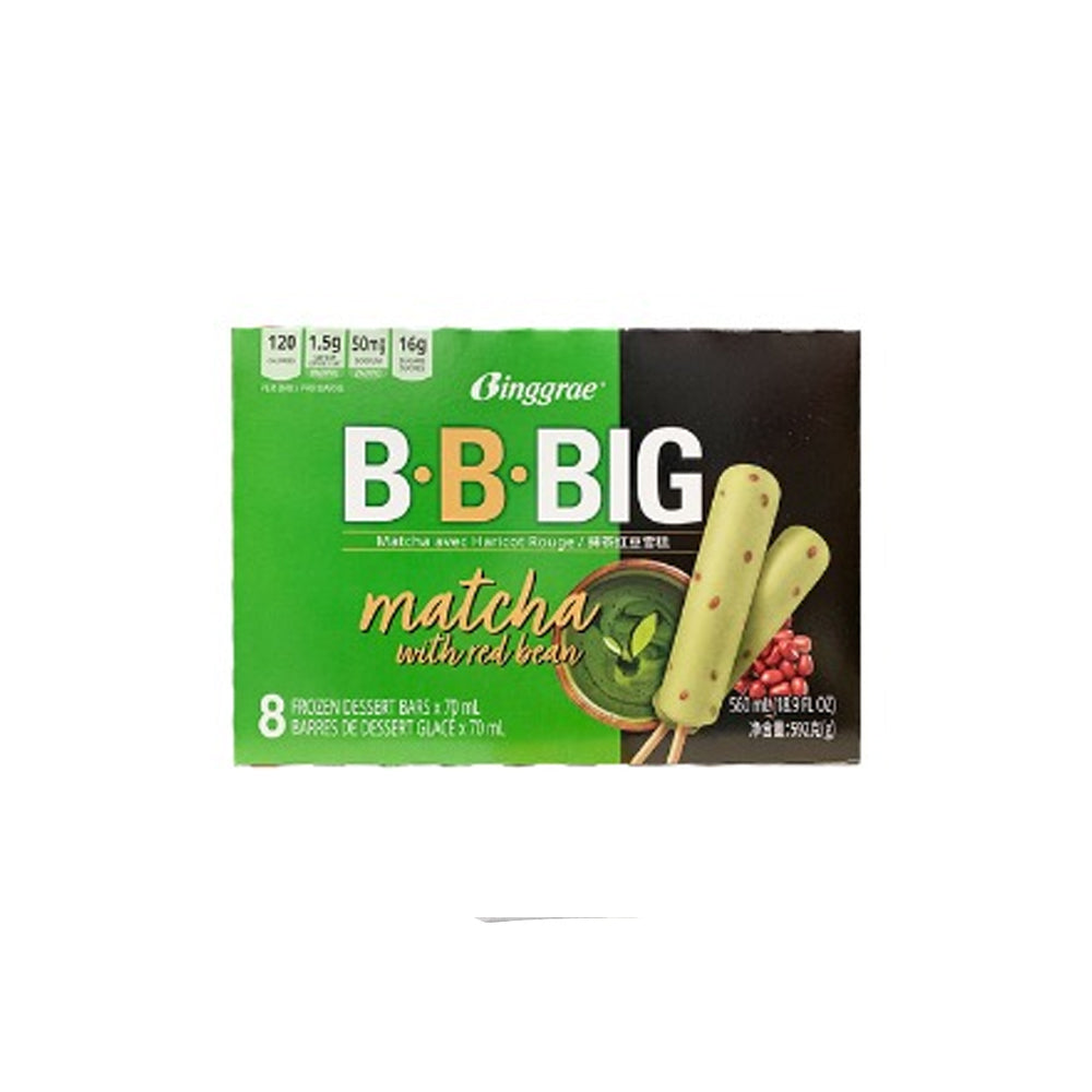 Binggrae BBBig Matcha With Red Bean 70ml X 8