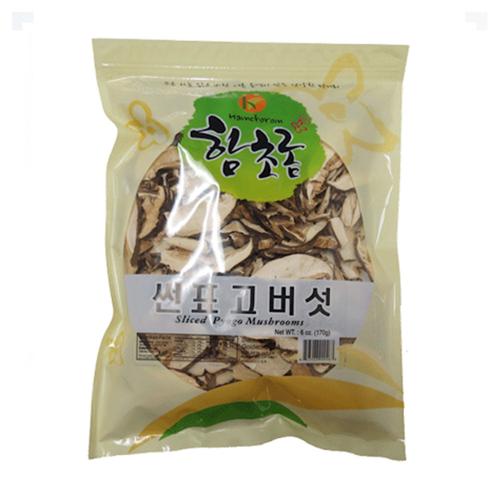 Hamchorom Sliced Pyogo Mushroom 6oz 함초롬 썬 표고버섯 170g – MEGAMART | MegaKfood