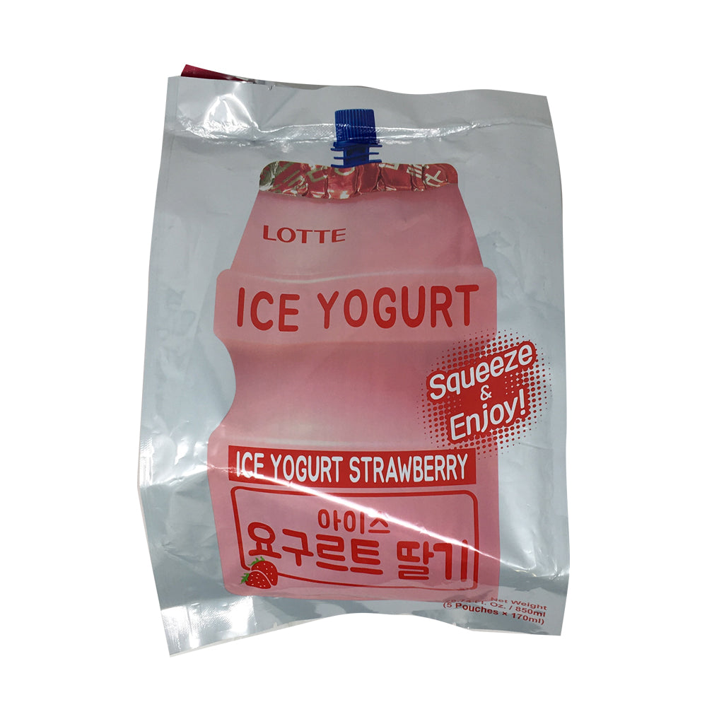 Lotte Ice Yogurt Strawberry 170ml X 5