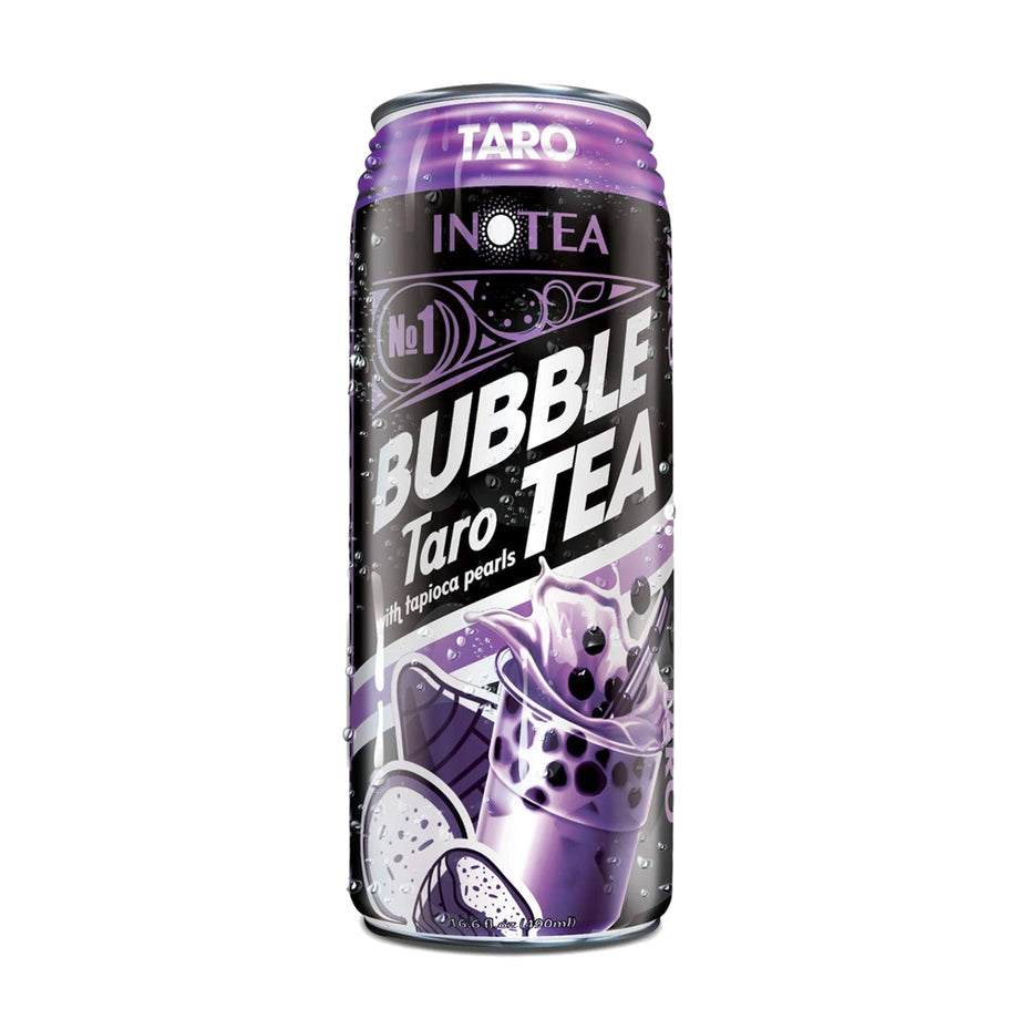 Inotea Bubble Tea Taro 16.6fl.oz, 버블티 타로 490ml