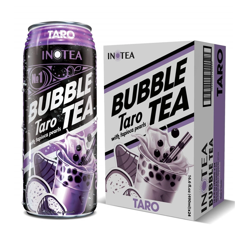 Inotea Bubble Tea Taro 16.6fl.oz, 버블티 타로 490ml – MEGAMART 