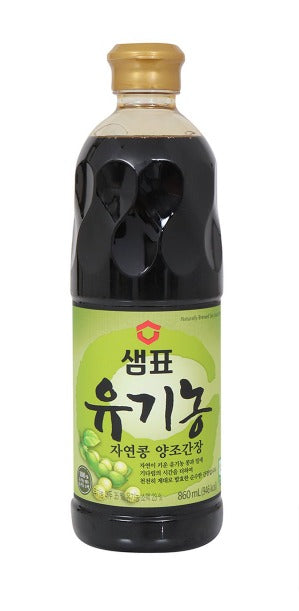 SEMPIO Organic soy sauce 31.4oz, 샘표 유기농 자연콩간장 930ml