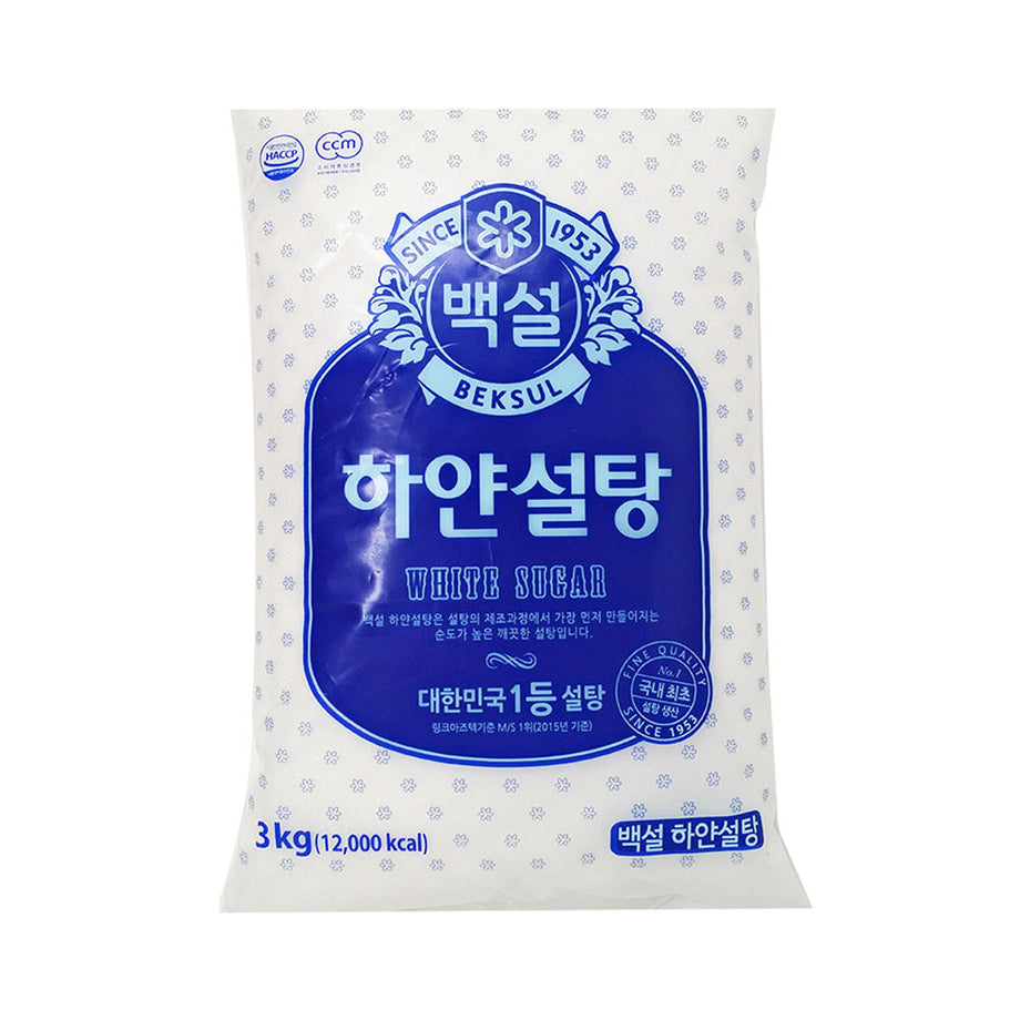 CJ BEKSUL White Sugar 6.6lb 백설 하얀설탕 3kg – MEGAMART