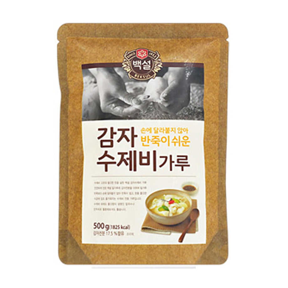 BEKSUL Potato Starch Mix For Dough Flake 1.1Lb 백설 감자수제비가루 500g