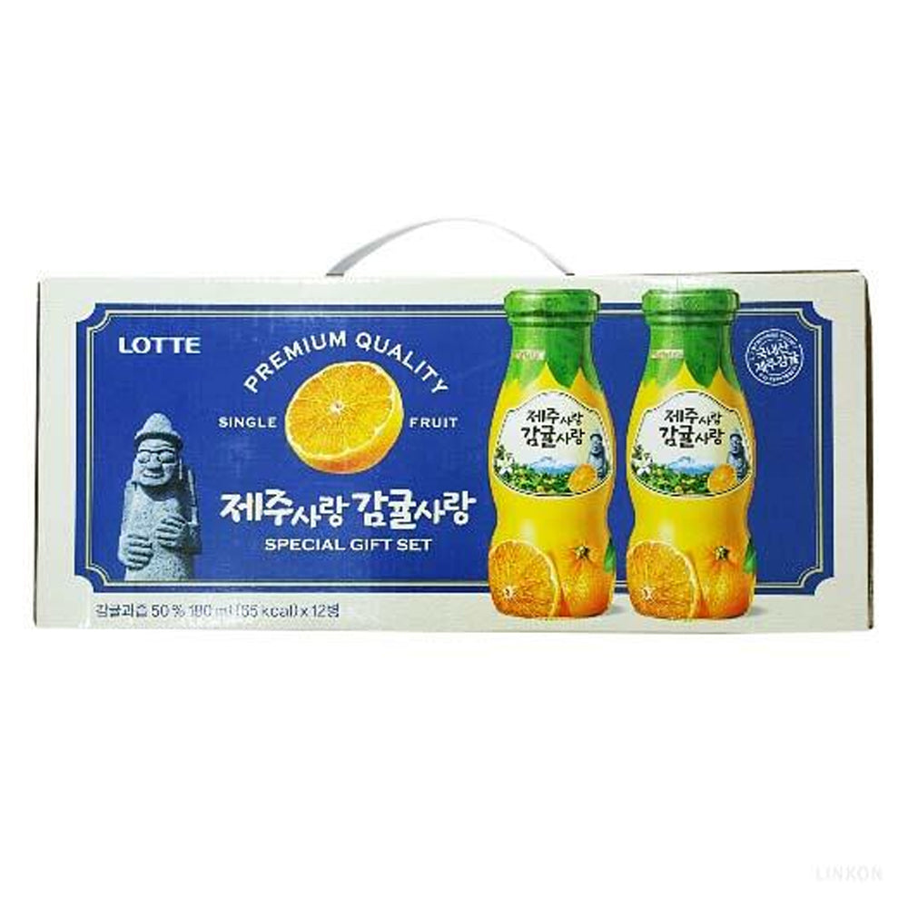Lotte Jeju Mandarin Drink 180ml X 12
