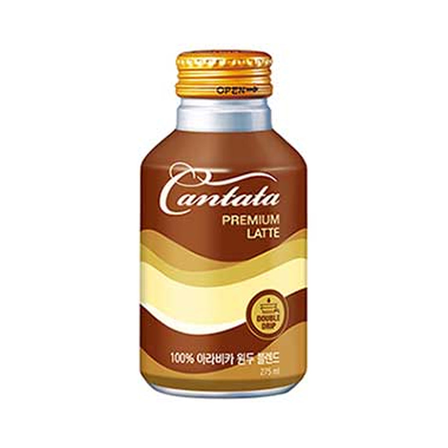 Lotte Cantata Preminum Latte 9.7fl.oz, 롯데 칸타타 프리미엄 라떼