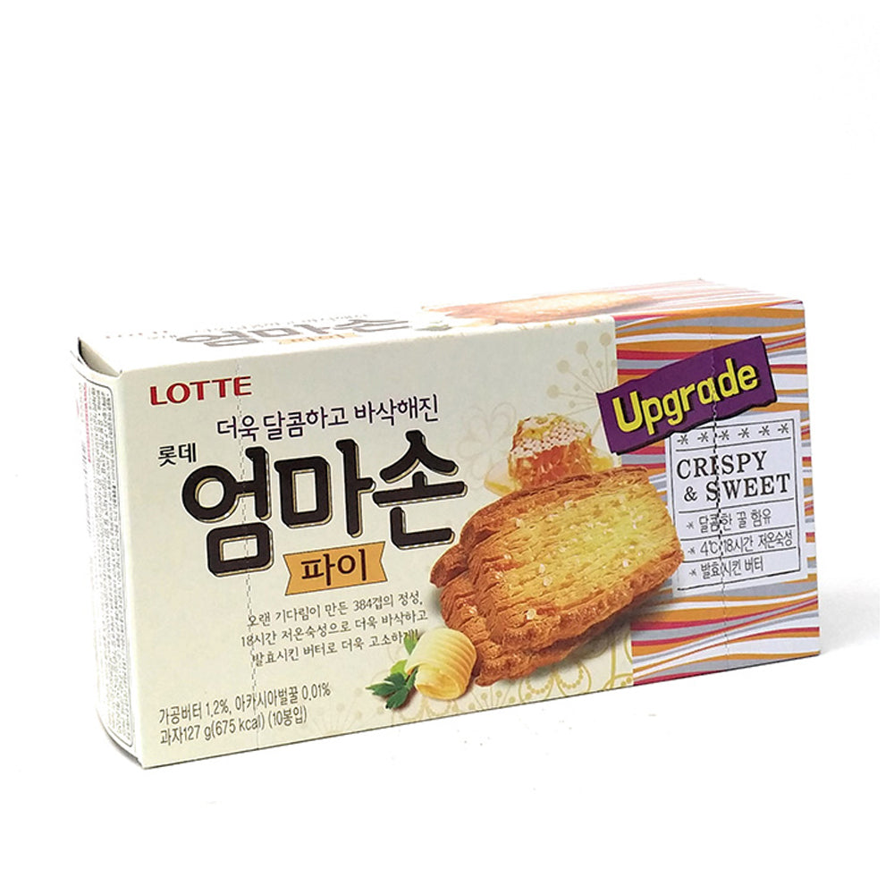Lotte Family Pie Butter Flavored Cookies 127g