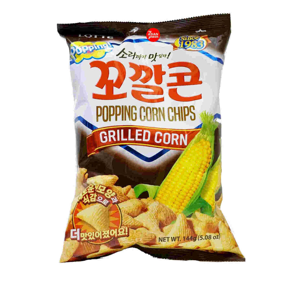 Lotte  Popping Corn Chips Grilled Corn 144g