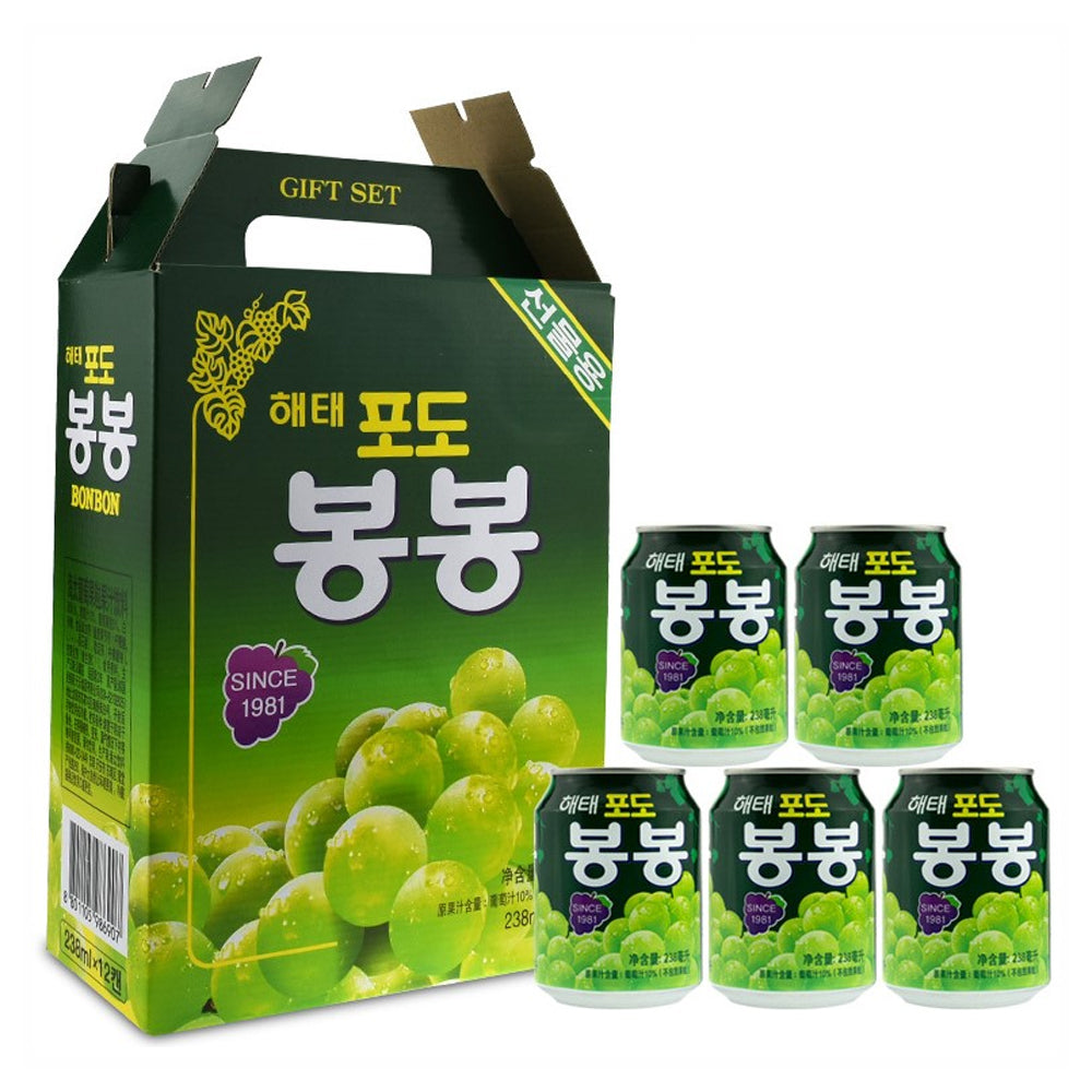 Haitai Bon Bon Grape Drink 238ml X 12