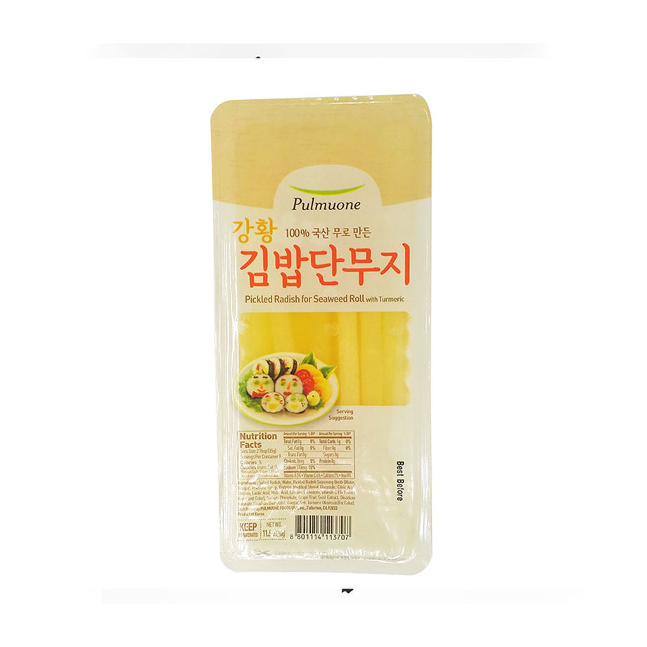 [Mega Fresh] Pulmuone Pickled Radish For Seaweed Roll 6.99oz 풀무원 김밥단무지 198g