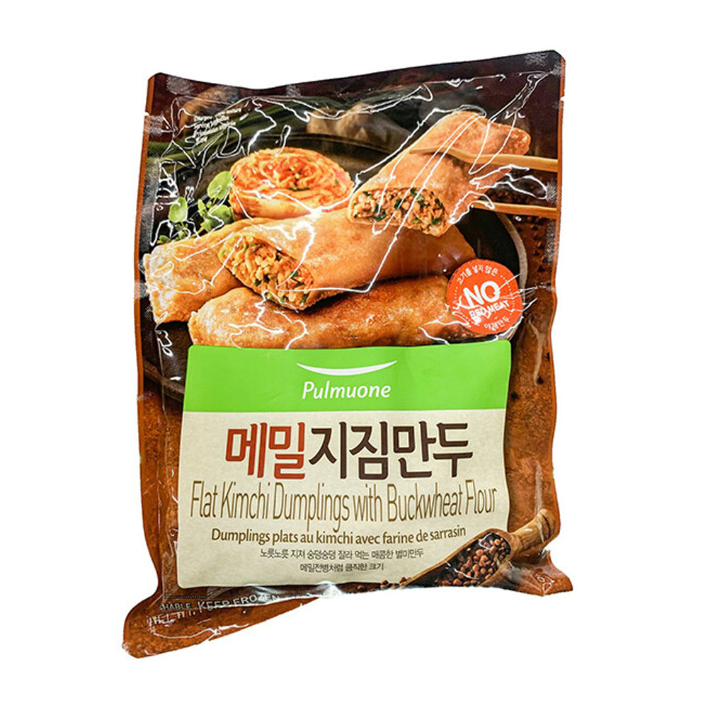 Pulmuone Flat Kimchi Dumplings With Buckwheat Flour