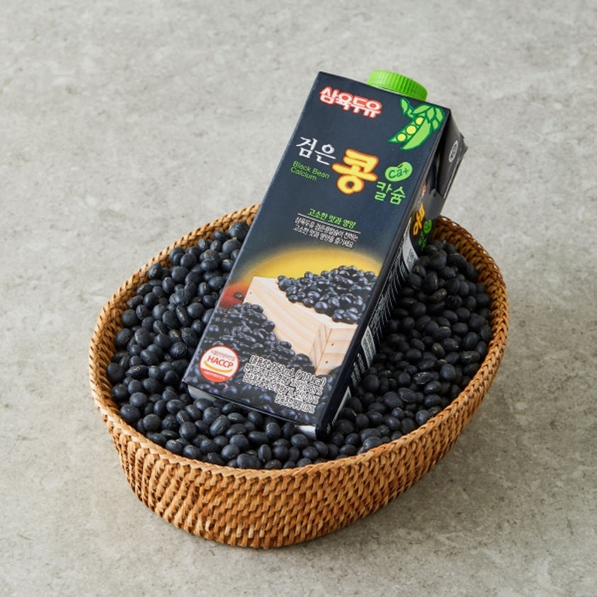 Sahmyook Black Bean Calcium Soy Milk 32.12fl.oz, 삼육 검은콩 칼슘 두유 950ml