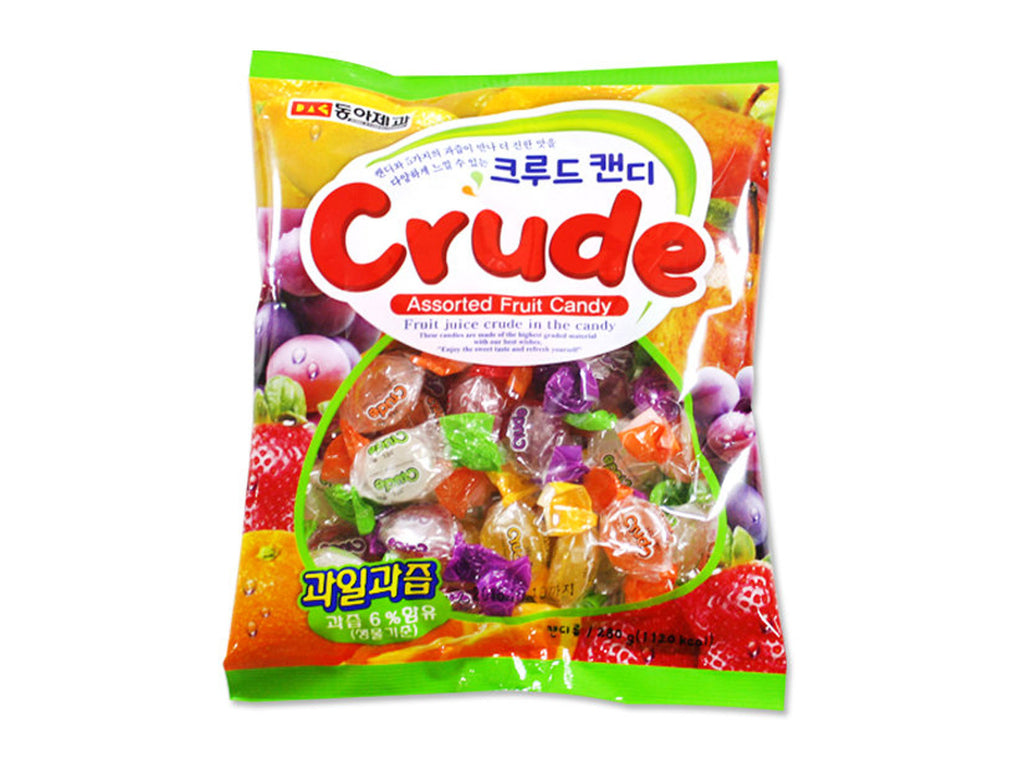 Dong-A Crude Assorted Fruit Candy 280g