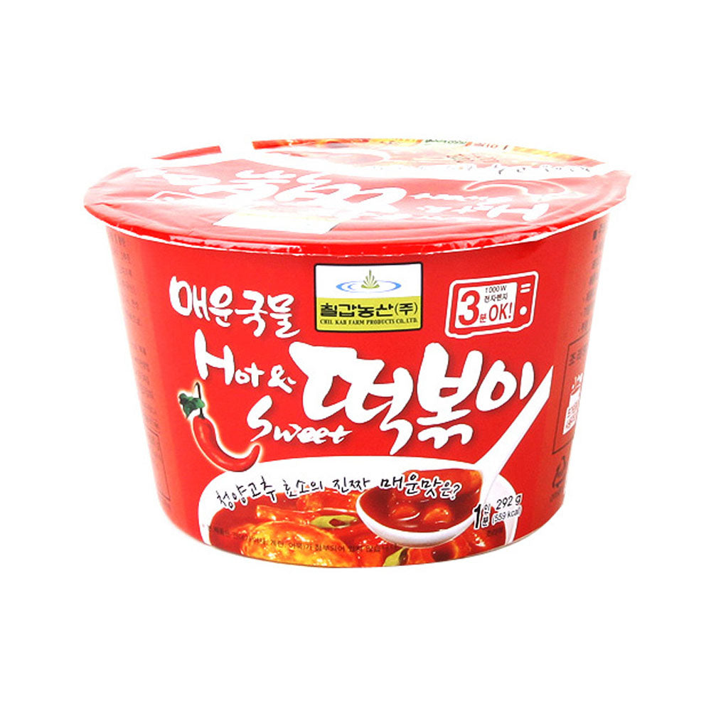 Chilkab Fresh Rice Cake With Spicy Sauce Cup 292g